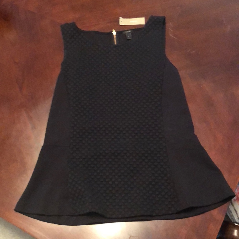 j crew peplum shirt